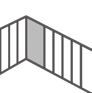 AQUAPANEL Indoor kan monteres vertikalt eller horisontalt, samt stående eller liggende. 4.