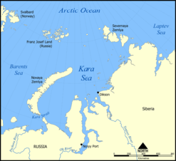 ARCMAROP WP 6 Geographical Area Models 3D models of parts of Kara Sea / Novaja Semlja (2 hours