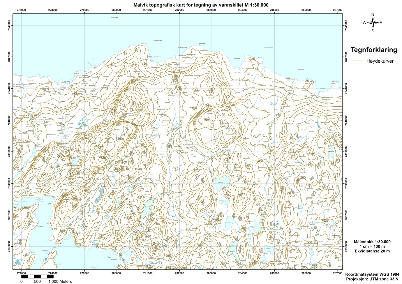 8.2. Hydrologi - Vikhammerelva elevoppgaver Figur