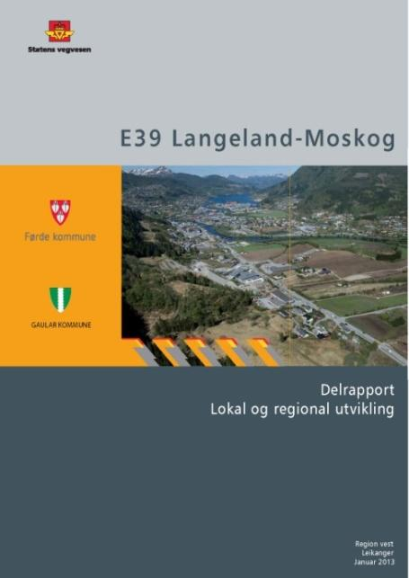 Lokal og regional utvikling konsekvensar for sentrum Bygging av ny E39 vil gi noko innsparing i reisetid for gjennomgangstrafikken og for trafikk til/frå Førde.