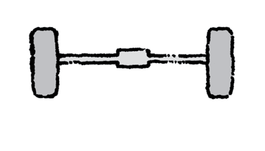 13 2.7 Hjulavstand, b Hjulavstanden er definert som avstand senter/senter for et hjulpar på samme aksling. Figur 2.