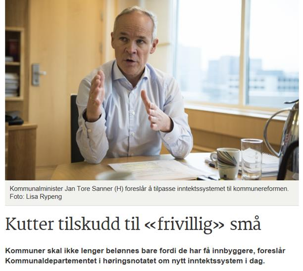 Hva inngår i høringen? I høringsnotatet presenteres forslag til: 1. Nye kostnadsnøkler for kommunene, herunder ny modell der det skilles mellom frivillig og ufrivillige smådriftsulemper 2.