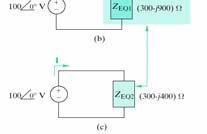 5 µf, and R = 3 kω.