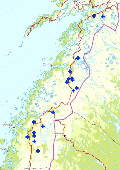 konkluderer Rovdata med at det har vært en jevn bestandsøkning i de to nordligste jervebestandene i Skandinavia (NINA Rapport 843).