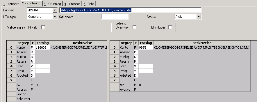 Del Formel: P0*(P3-P2) I og med at det er satt