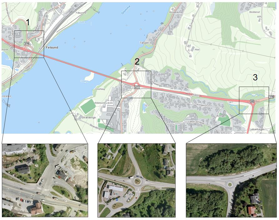 3 Dagens situasjon områdebeskrivelse Fetsund er tettsted og administrasjonssenter i Fet kommune. Stedet ligger ca. 8 km sørøst for Lillestrøm, like ved Glommas utløp i Øyeren.