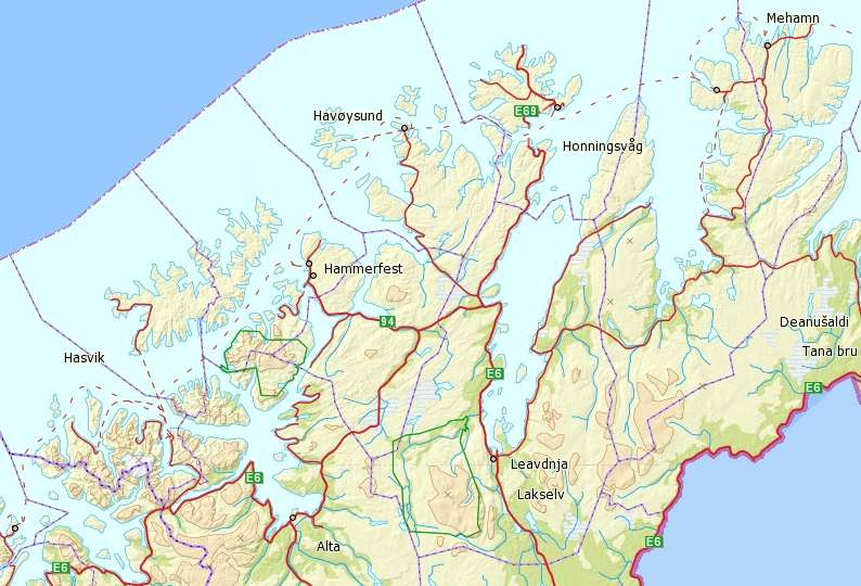 Sørøya Hammerfest Kvalsund Måsøy Nordkapp
