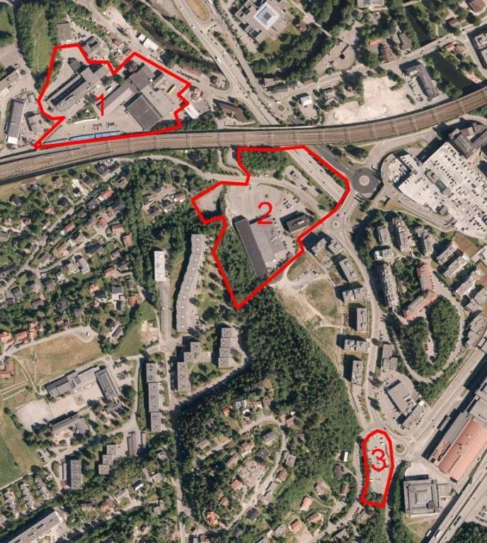 3.37 - Sandvika Industriveien 33, Jongsåsveien 4-6 mfl, Sandviksveien 187 Innspill fra Hille Mellbye Arkitekter på vegne av Olav Thon-gruppen.