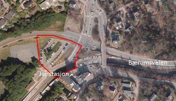 3.41 - Bærumsveien 108 Jacaranda eiendom Innspill fra Arcasa arkitekter Innspillet i korte trekk Det ønskes en videreutvikling av knutepunktet nye Jar stasjon, på nordsiden av stasjonsområdet.