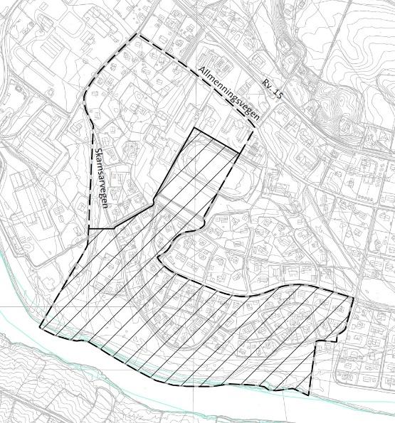 Nordplan side 8 Planprogam Endring av reguleringsplan III for Bismo stor del av arealet som ikkje er bebygd, tilrettelagt for leik og uteopphald.