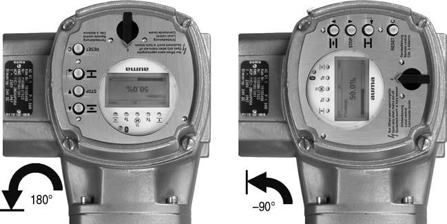 SA 07.2 SA 16.2 / SAR 07.2 SAR 16.2 Styreenhet: elektronisk (MWG) Montering Bilde 11: Monteringsposisjon C og D 4.5.1. Endre monteringsposisjoner Farlig spenning! Elektrisk støt er mulig.