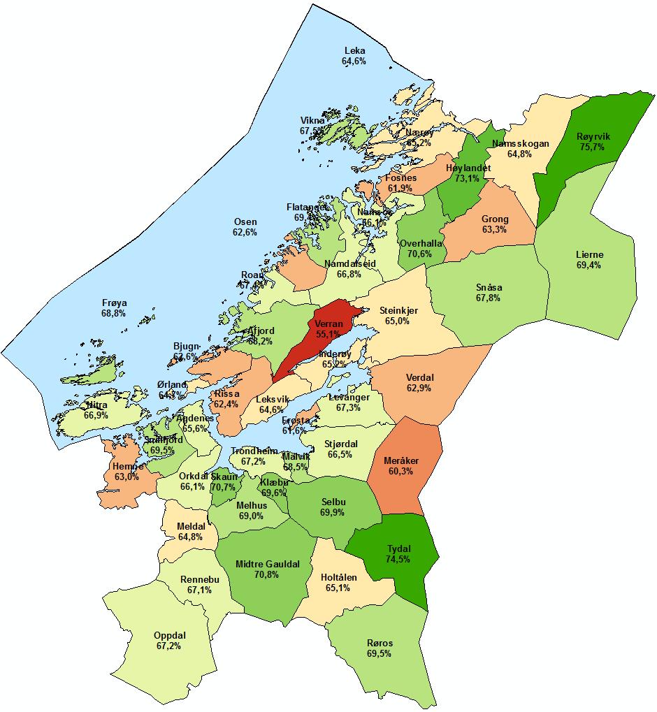 Andel av befolkningen 15-74