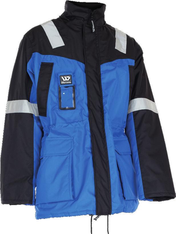 VINTERPLAGG 0-98302-1990 PARKAS QUALITEX M/REFLEKS Pustende Qualitex membran, Vann og vind- avvisende. Vattert fôr. Avtakbar hette.