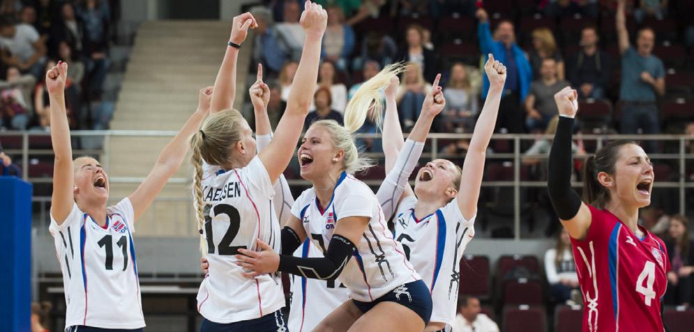 Norges Volleyballforbund har tre aktivitetsverdier, som beskriver det som skjer rundt utøverne på banen og i hallen: Begeistring Respekt Inkludering Norges Volleyballforbund har tre
