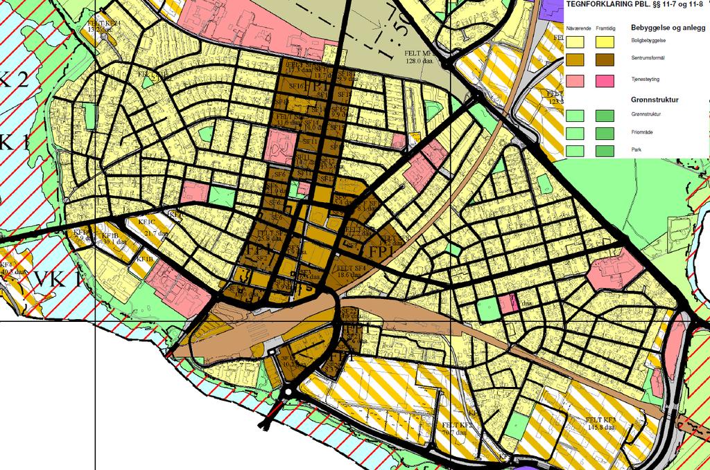 Utsnitt fra kommuneplanen 2011-2022 08.