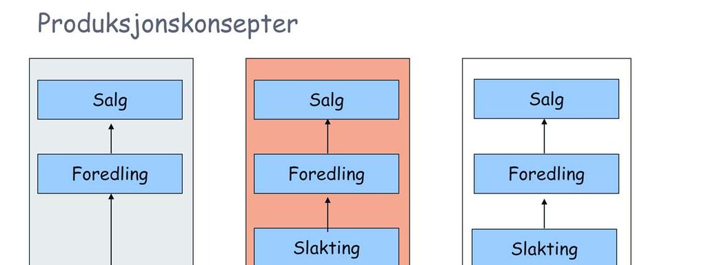 Marin sektor er i dag bygget opp rundt to fundamentalt forskjellige produksjonskonsepter.