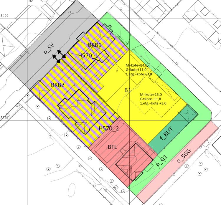 Revidert planforslag planens innhold Forslagsstiller har bearbeidet planen ved å endre plassering, form og høyder på foreslått bebyggelse.