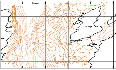 3. Årsundet Det er her utført kartlegging av sjøbunn og bergoverflaten i en runde. Resultatene er rapportert i: Årsundet. Grunnundersøkelser for utredning av undersjøisk fjordkryssing.