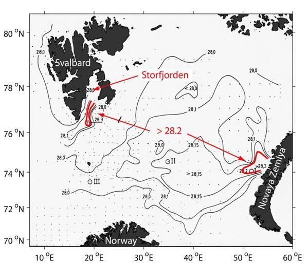 Storfjorden A climate lab representative of dense water formation and basin-sill-deep water exchange.