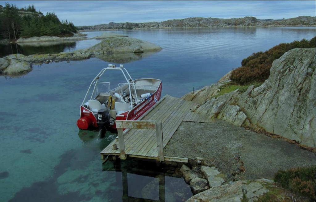 den lille brygga på Straumøy Friluftsrådet