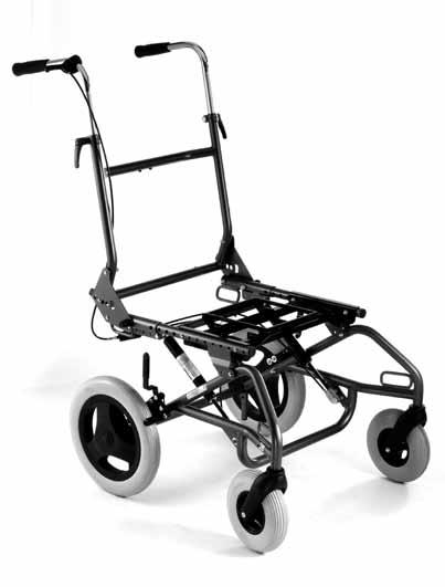 7.23 Sammenkoblingsbraketter for rullestolunderstell Tilpassing og montering av KIT sete på et mobilitetsunderstell skal utføres av en teknisk kompetent person som er kjent med hvordan