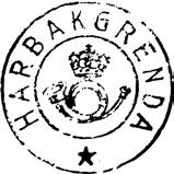 HARBAKGRENDA Brevhus opprettet fra 16.01.1938 i Stoksund herred (nå Åfjord komm.) HARSVIK Brevhus opprettet fra 01.04.