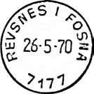 8 Type: I22N Fra gravør 18.06.1975 REVSNES Innsendt?