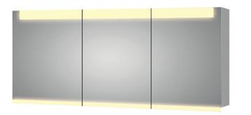 SKT100 Speil 7 895,- SKT120 Speil 8 495,- SKT150 Speil 9 595,- 31 Speilskap Lux 60 Med 2 stikkontakter, bryter og LED-belysning som