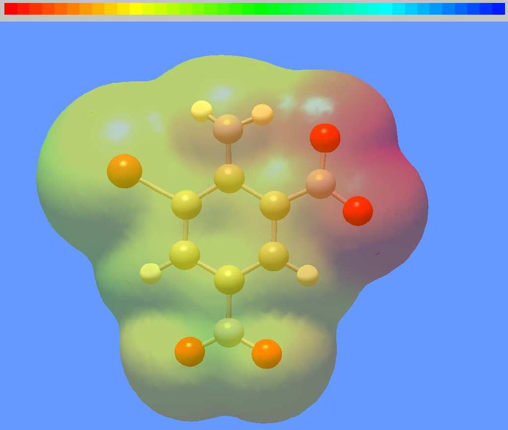 Ladningsfordeling og spektroskopi Molekylært elektrostatisk potensial (MEP) Kan beregnes