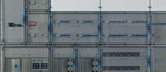 konstruksjon av fordelingstavler opptil 0 A for betjening av uautorisert personell etter IEC 61439-3 For beskyttet og ubeskyttet