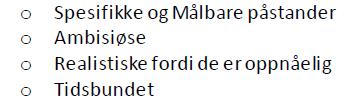 Tilbudenes 6 sider 2 sider med hva de skal gjøre for å nå målene hvorfor og begrunnelse med målbare tall.