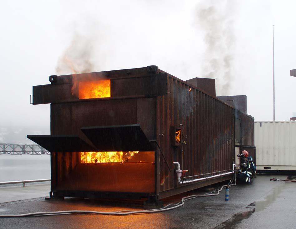 Driftstemperaturer på Containerens overflate VA-15 Maks temp 350 grader NB: Tidvis stikk flammer med temperatur høyere enn 500 grader
