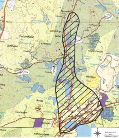 5.OMRÅDET Lokalisering og avgrensing Området som er vurdert, strekk seg frå Sveio ved kryss fv. 47/fv. 6 og nordover til Lier. Vestre avgrensing går frå fv.
