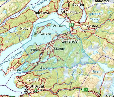 Levanger kommune Areal 2000 2016 Vekst innb.