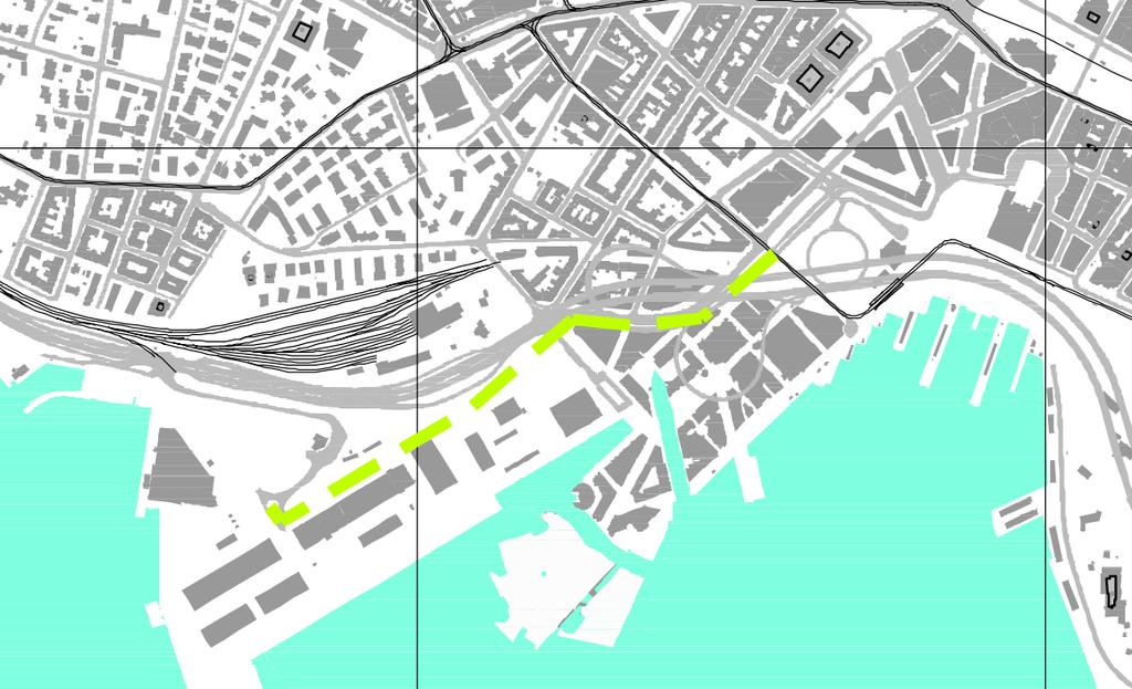 Side 10 T6 ny trasé til Filipstad Dette er en trasé i Ring 1 og videre ut til Filipstad som er et større utviklingsområde.