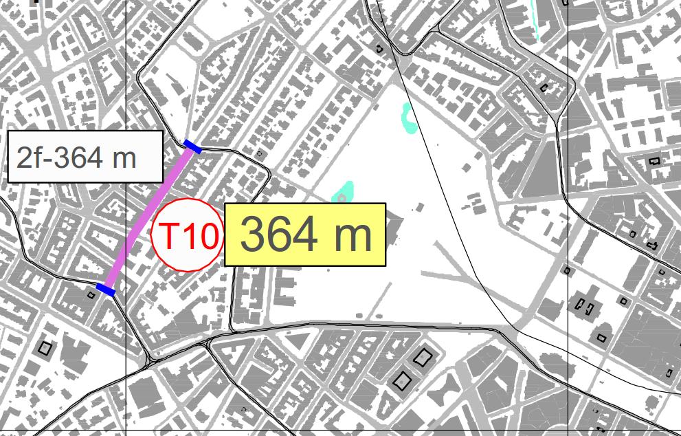Side 14 T10 ny trasé i Skovveien Denne traseen vil sammen med T7 og T5 muliggjøre en pendel mellom Filipstad og Linderud via