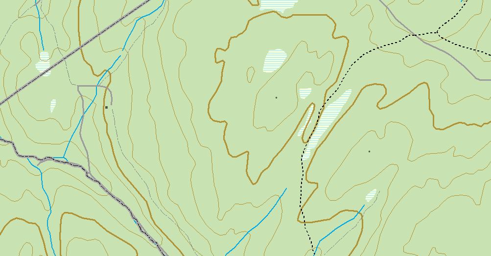 Ertsrudberget (Nes, Akershus). Areal 1.