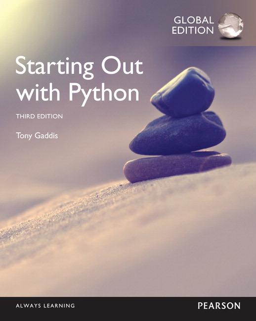 pensum Programmering: Tony Gaddis, Starting out with Python,