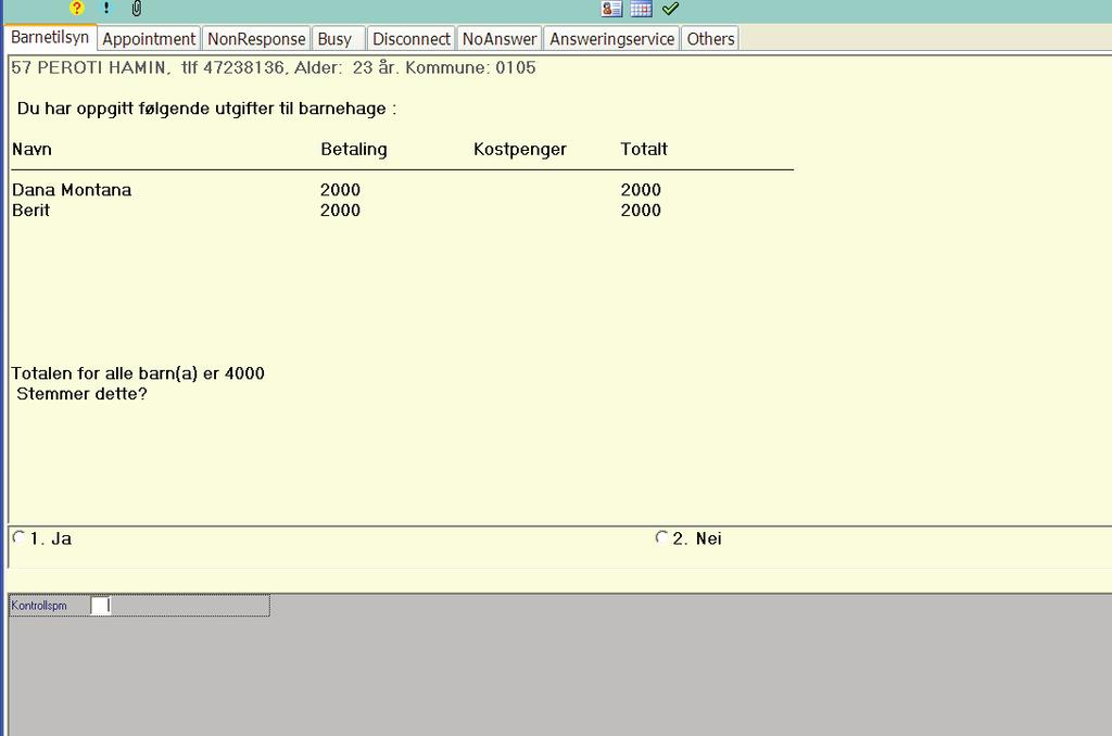 Undersøkelsen om barnefamiliers tilsynsordninger 2010 Notater 13/2011 foreldrene som betaler alle utgiftene. I korthet er parkene et tilbud for tilsyn til utendørs lek.