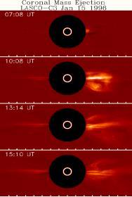 CME: Coronal Mass Ejection Serie av bilder