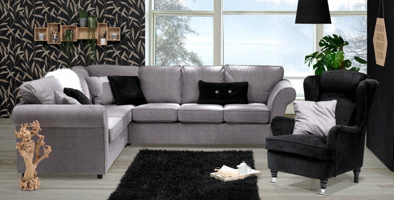 EASY LIFE DESIGN DIN EGEN SOFA Hvis du vil ha noe spesielt, så design din egen sofa med Easy Life-serien.