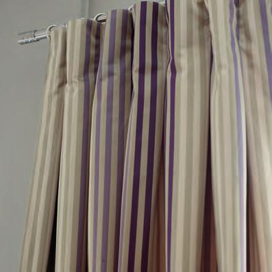 Maljene er et viktig dekorelement for gardinen.