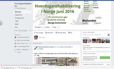 3. Hva erfarer kommunene? Mange er entusiastiske og gir uttrykk for gode erfaringer, i kommunale (evaluerings)- rapporter og på Facebook-siden «Hverdagsrehabilitering» (over 7000 medlemmer).