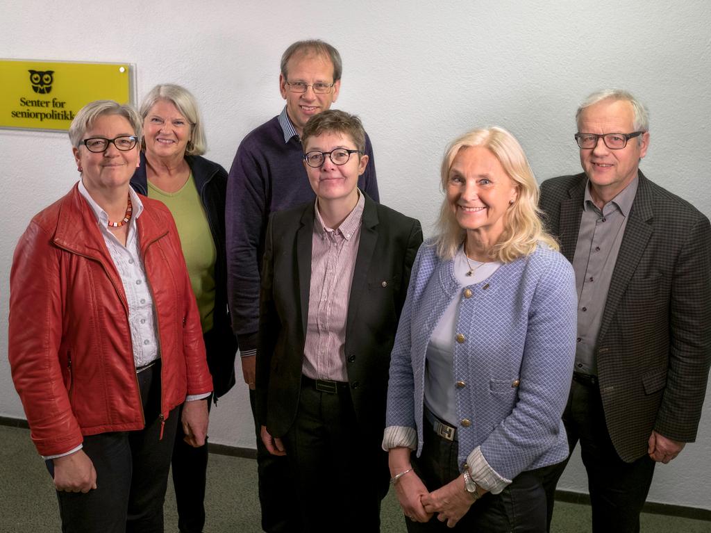 FOTO: DAG W. GRUNDSETH Styret 2016. Fra venstre: Jorunn Berland, Eva Lian (nestleder), Åsmund Knutsen, Renee Kristin Rasmussen (styreleder), Siri Røine og Arild Bryde.