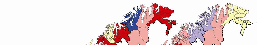 Kart med endring i sysselsetting regioner Figur 14: