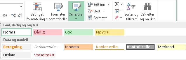 Legg til formler som beregner samlet pris for hver varetype samt beløpet kunden skal betale.