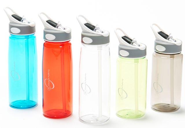 554385 Frisk Vannflaske Frisk er produsert i hardplast og leveres i 5 forskjellige farger. Fargevalg: Rød, blå, klar, gråsort, lilla og limegrønn.