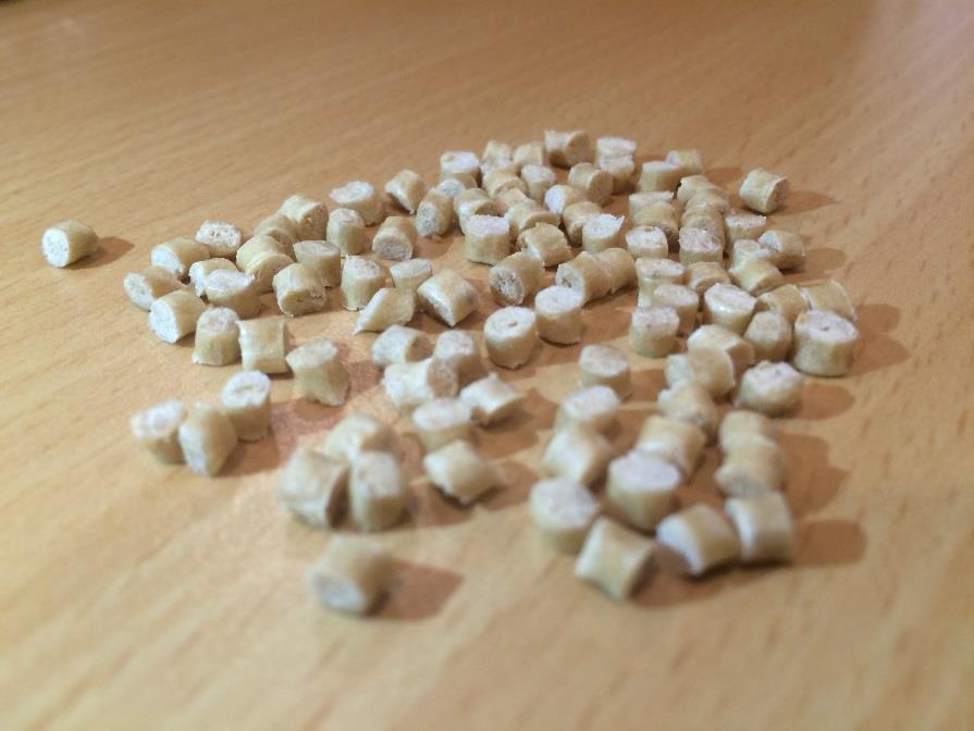 pellets Markedsanalyser Status: Pellets producert med 50 % TMP fiber og innblandet nanocellulose