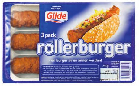 kg ROLLERBURGER Gilde, 240 g, 124,58