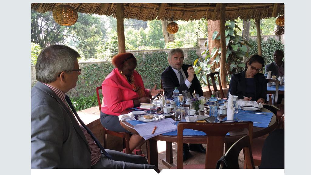 Seminar i Kenya om implementering av OECDs retningslinjer og FNs veiledende prinsipper Kontaktpunktsleder Ola Mestad deltok 13. 14.